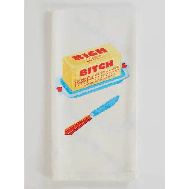 Dish Towel - Rich Bitch