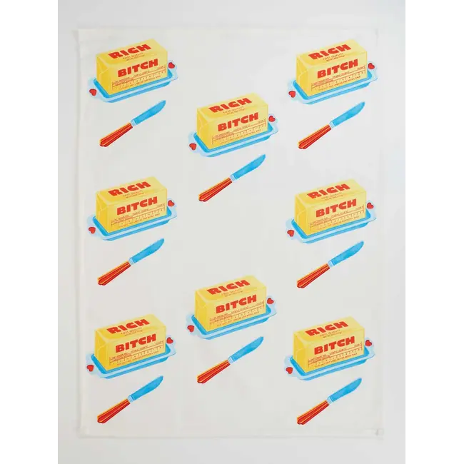 Dish Towel - Rich Bitch