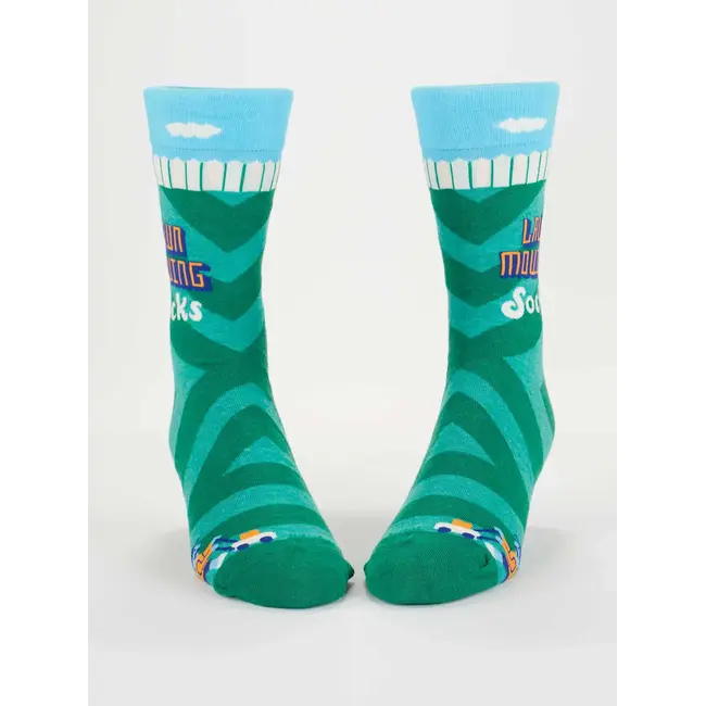 Blue Q Mens Socks - Lawn Mowing Socks