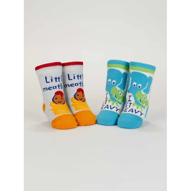 Baby Socks - Little Meatball /I Get Heavy