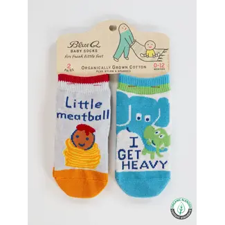 Baby Socks - Little Meatball /I Get Heavy
