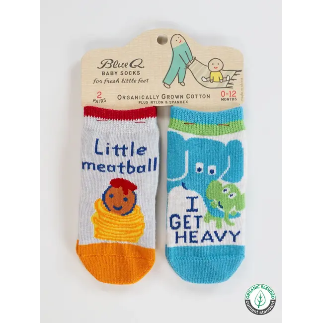 Baby Socks - Little Meatball /I Get Heavy