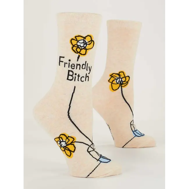 Blue Q Womens Socks - Friendly Bitch