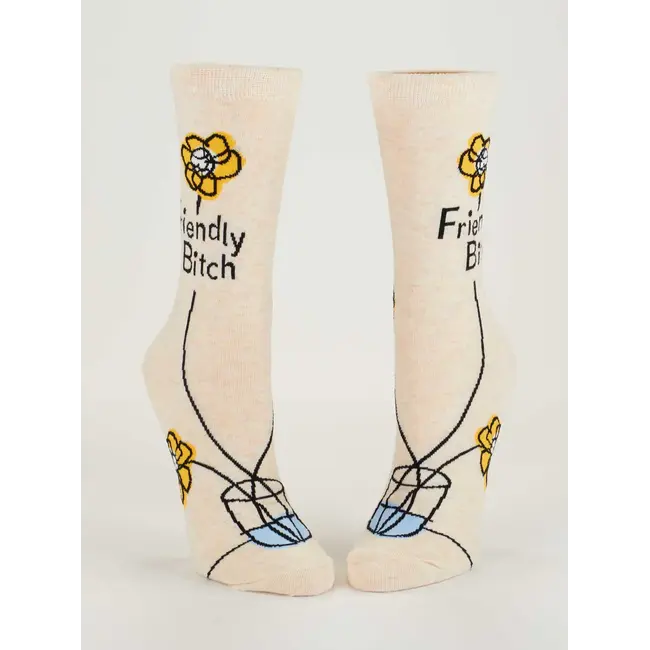 Blue Q Womens Socks - Friendly Bitch