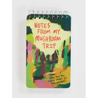 Blue Q Spiral Notebook - Mushroom Trip