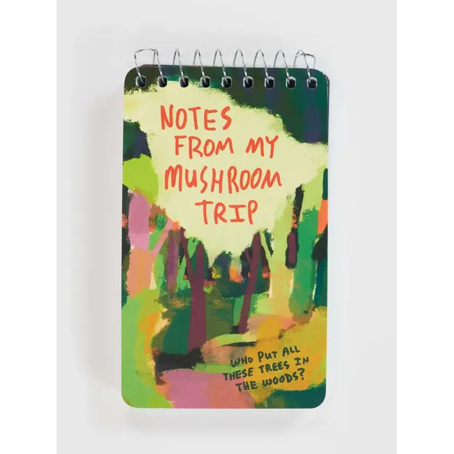 Blue Q Spiral Notebook - Mushroom Trip