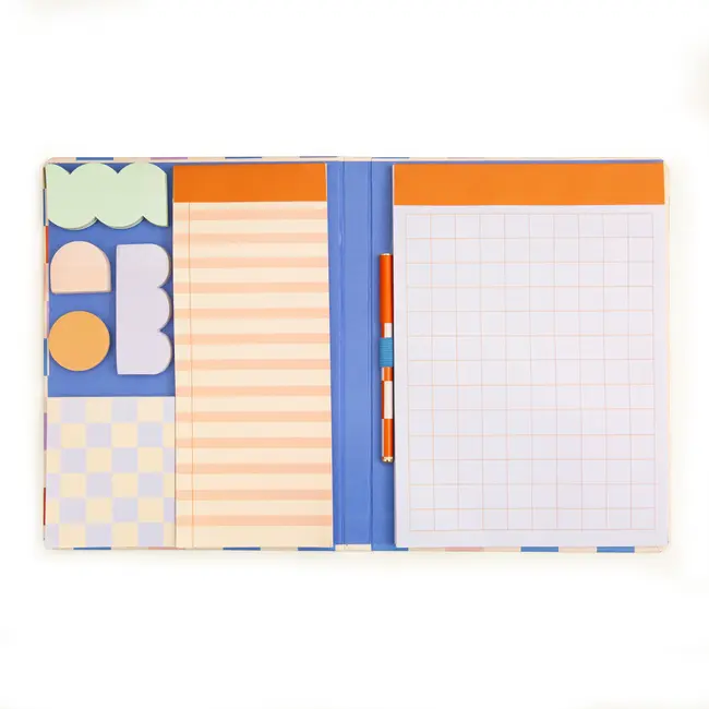 Notepad w/Sticky Notes Set & Pen