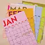 Monthly Undated Wall Planner