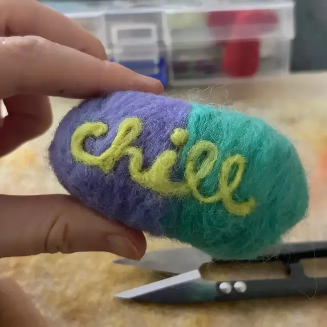 BaconAstro Needle Felting Kit - Chill Pill