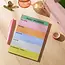 Daily Planner Pad - Rainbow Colour Block