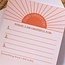 Daily Gratitude Pad - Sun Ray