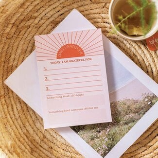 Daily Gratitude Pad - Sun Ray