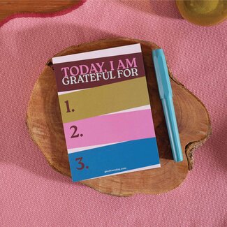 Daily Gratitude Pad - Work Hard Play Nice
