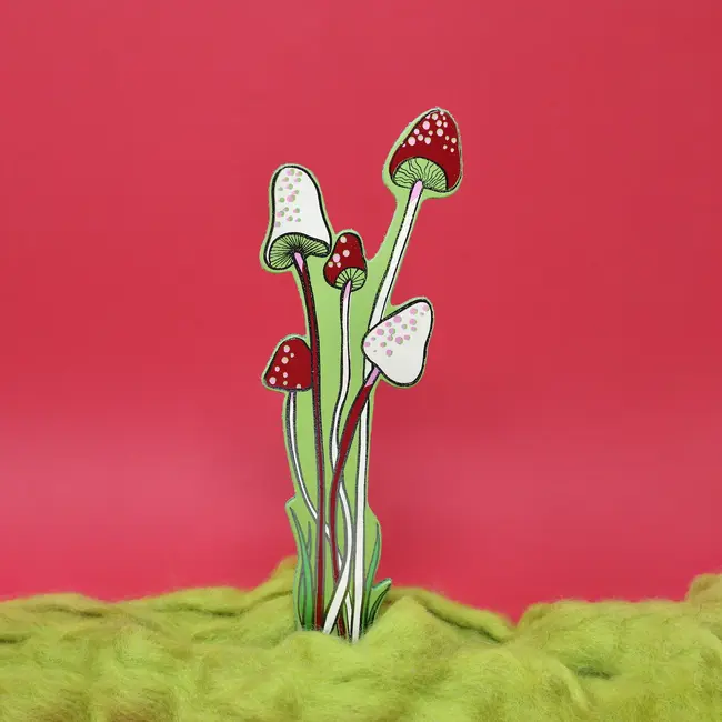 Bookmark - Mushroom