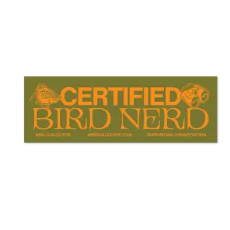 Bird Nerd Bumper Sticker