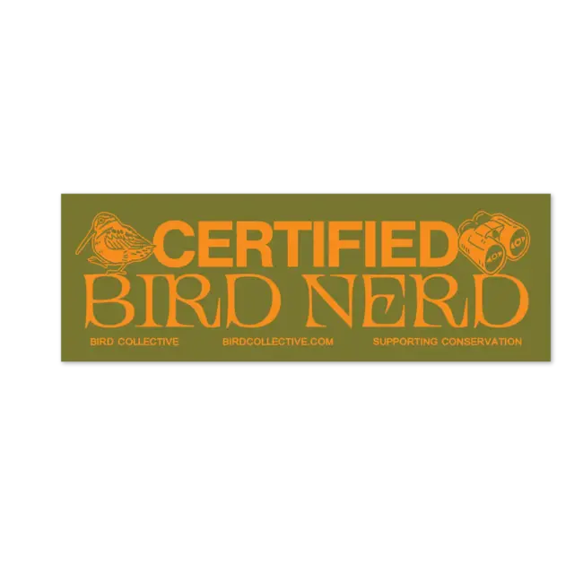 Bird Nerd Bumper Sticker