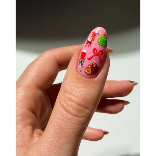 Nail Art Stickers -  Santa Baby