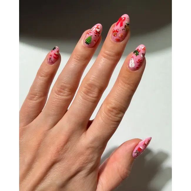 Nail Art Stickers -  Santa Baby