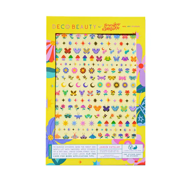 Nail Art Stickers -  Jardin Estelar