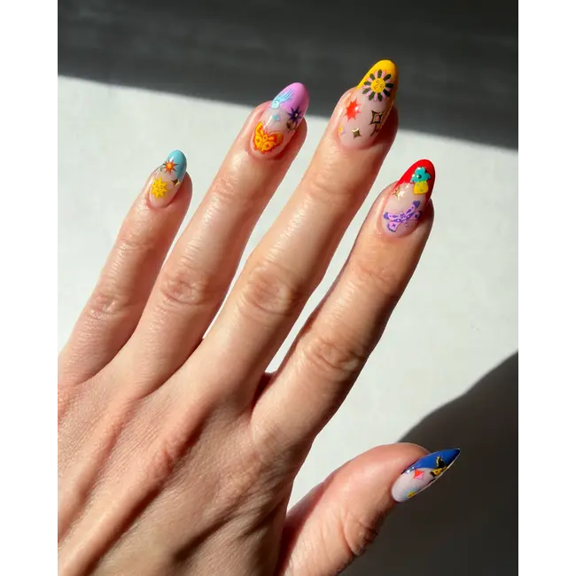 Nail Art Stickers -  Jardin Estelar