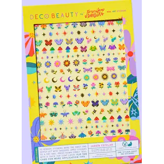 Nail Art Stickers -  Jardin Estelar