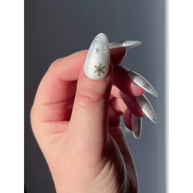 Nail Art Stickers -  Snowfall