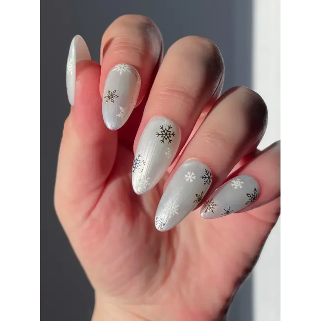 Nail Art Stickers -  Snowfall