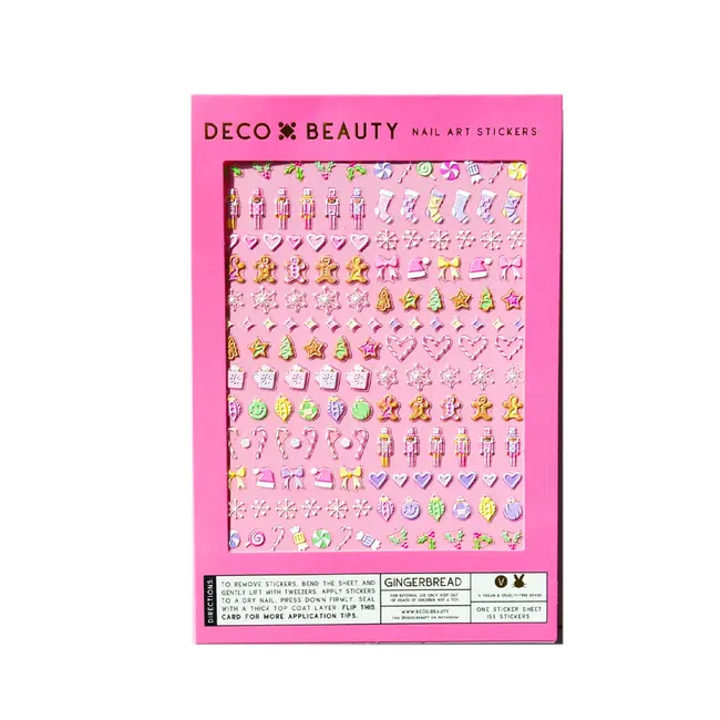 Nail Art Stickers -  Gingerbread Holiday