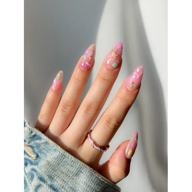 Nail Art Stickers -  Gingerbread Holiday