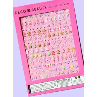 Nail Art Stickers -  Gingerbread Holiday
