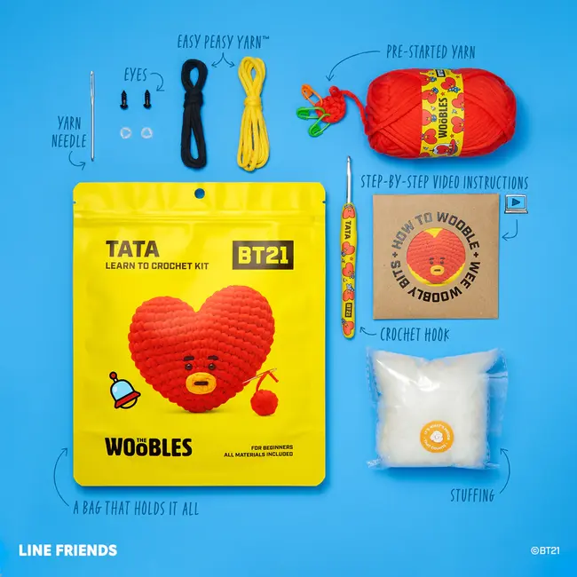 The Woobles Woobles - Tata Crochet Kit