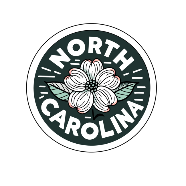 Savannah Bridges NC Dogwood Sticker