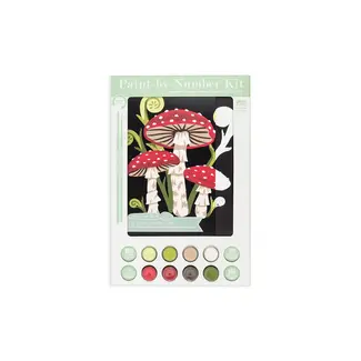 Paint by Numbers Kit - Fly Agaric Mushrooms