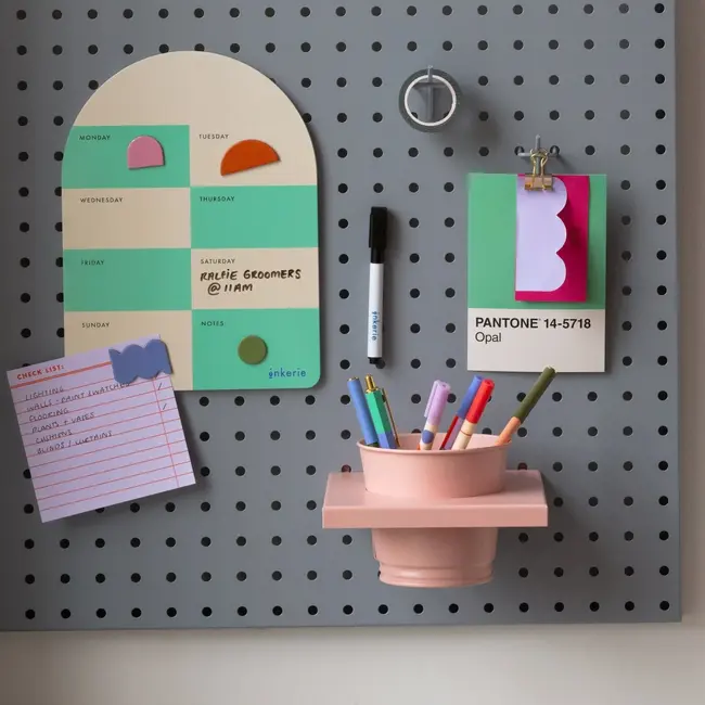 Magnetic Dry Erase Weekly Memo Board