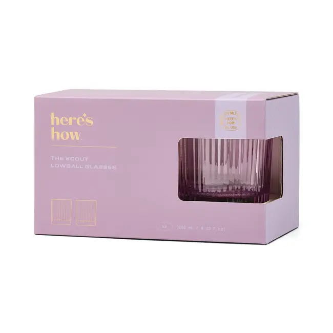 Scout Lowball Glass - Lilac (Set of 2)