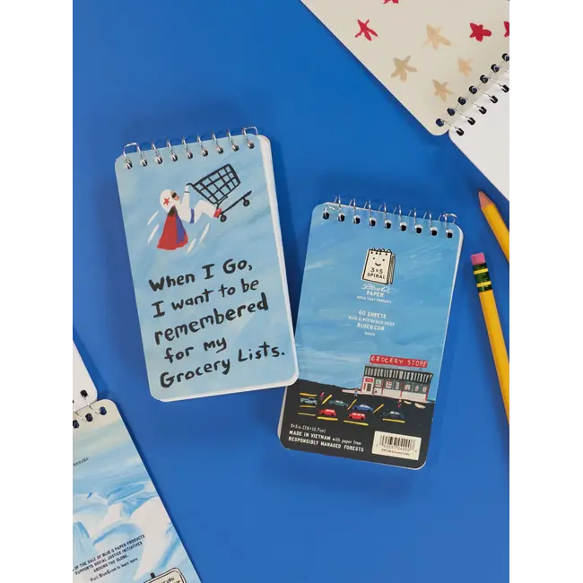 Spiral Notebook - Grocery Lists