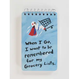 Spiral Notebook - Grocery Lists