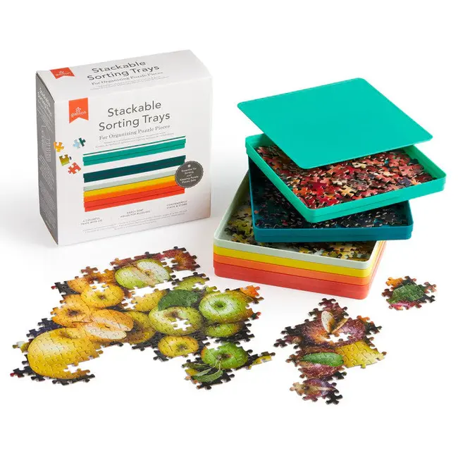 Puzzle Stackable Sorting Tray Set