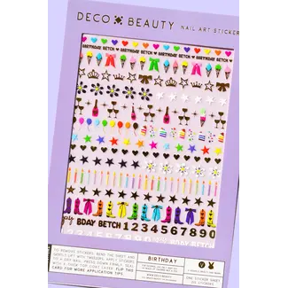 Birthday Nail Art Stickers