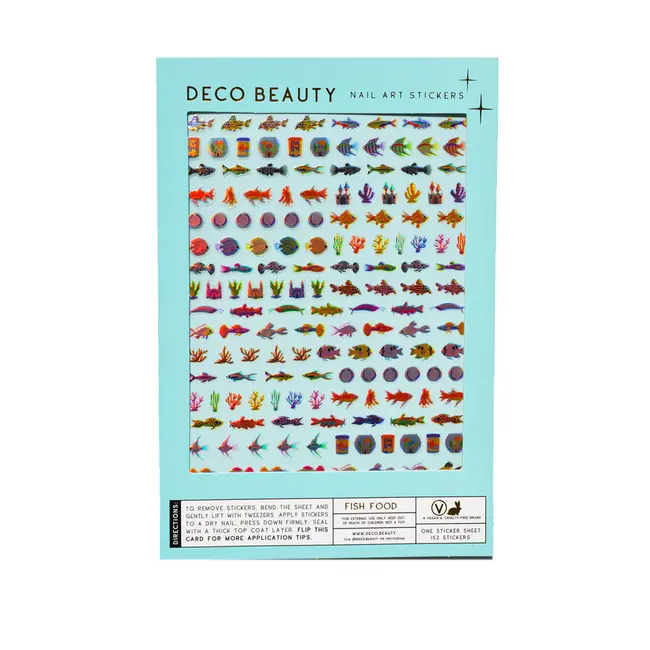 Nail Art Stickers -  Fish Food