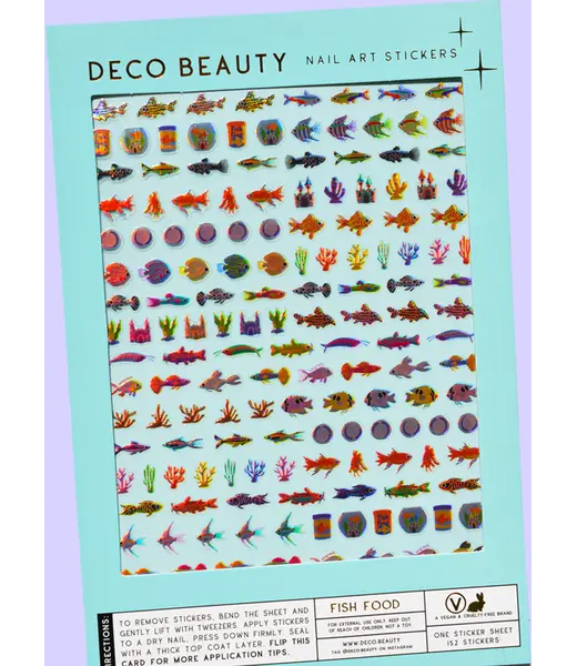 Nail Art Stickers -  Fish Food