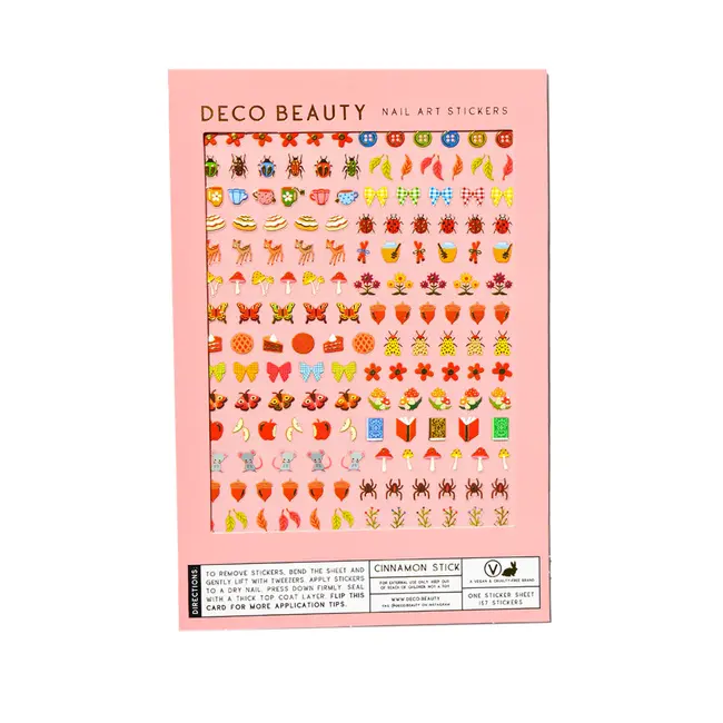 Nail Art Stickers -  Cinnamon Stick
