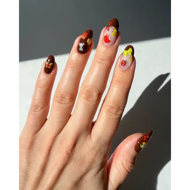 Nail Art Stickers -  Cinnamon Stick