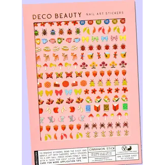 Nail Art Stickers -  Cinnamon Stick