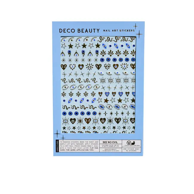 Nail Art Stickers -  See No Evil