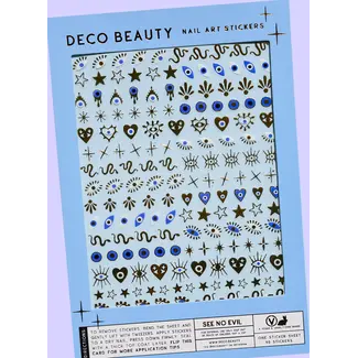 Nail Art Stickers -  See No Evil