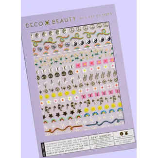 Stay Groovy Nail Art Stickers
