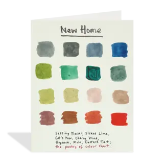 New Home Palette Card