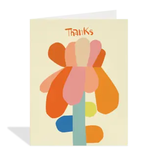 Blossoming Thanks Card