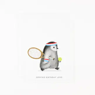 Serving Birthday Love Card